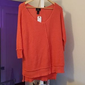 Coral sweater